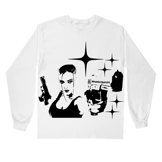 Gun Girl Long Sleeve T-Shirt