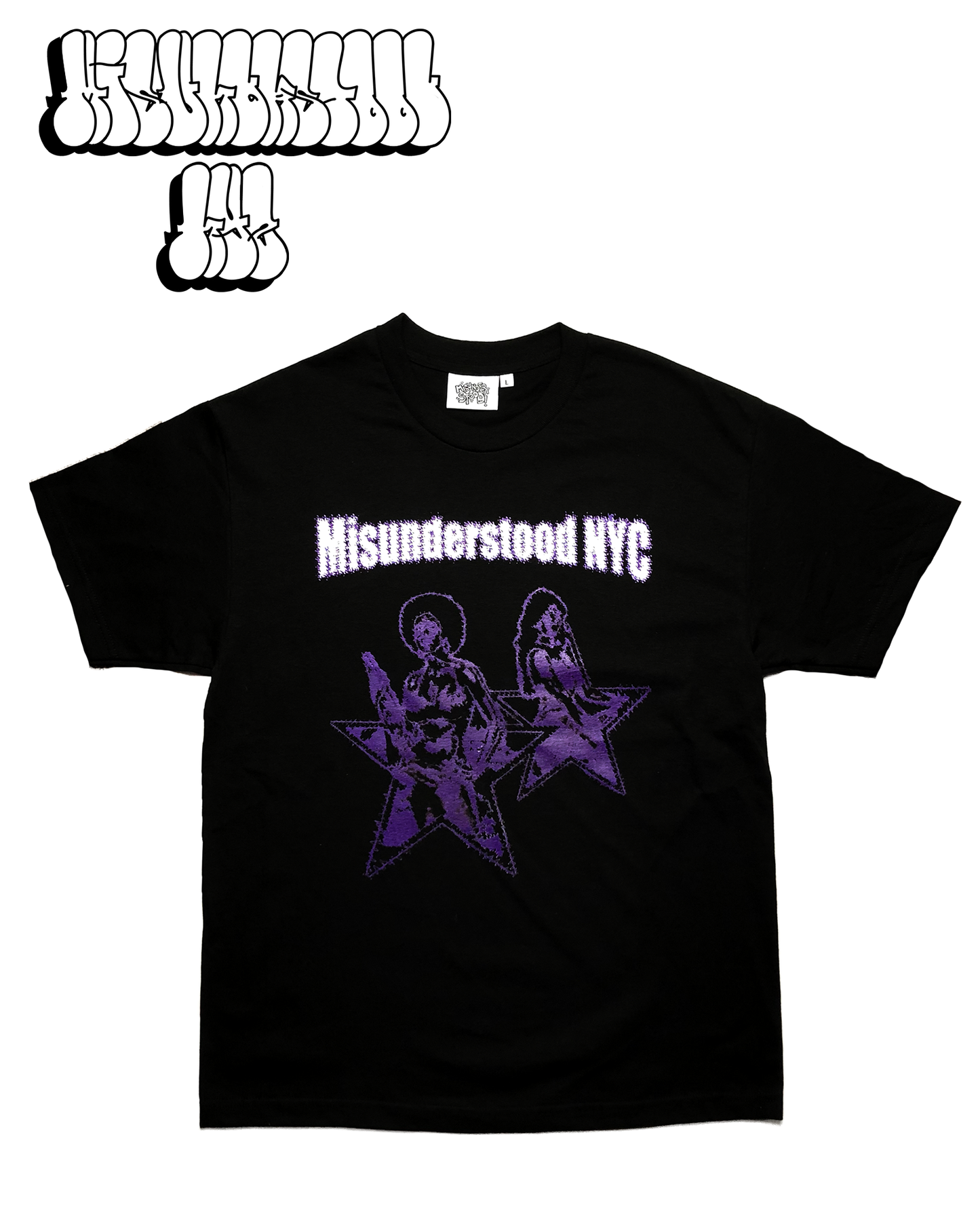 Distorted Star Purple T-shirt