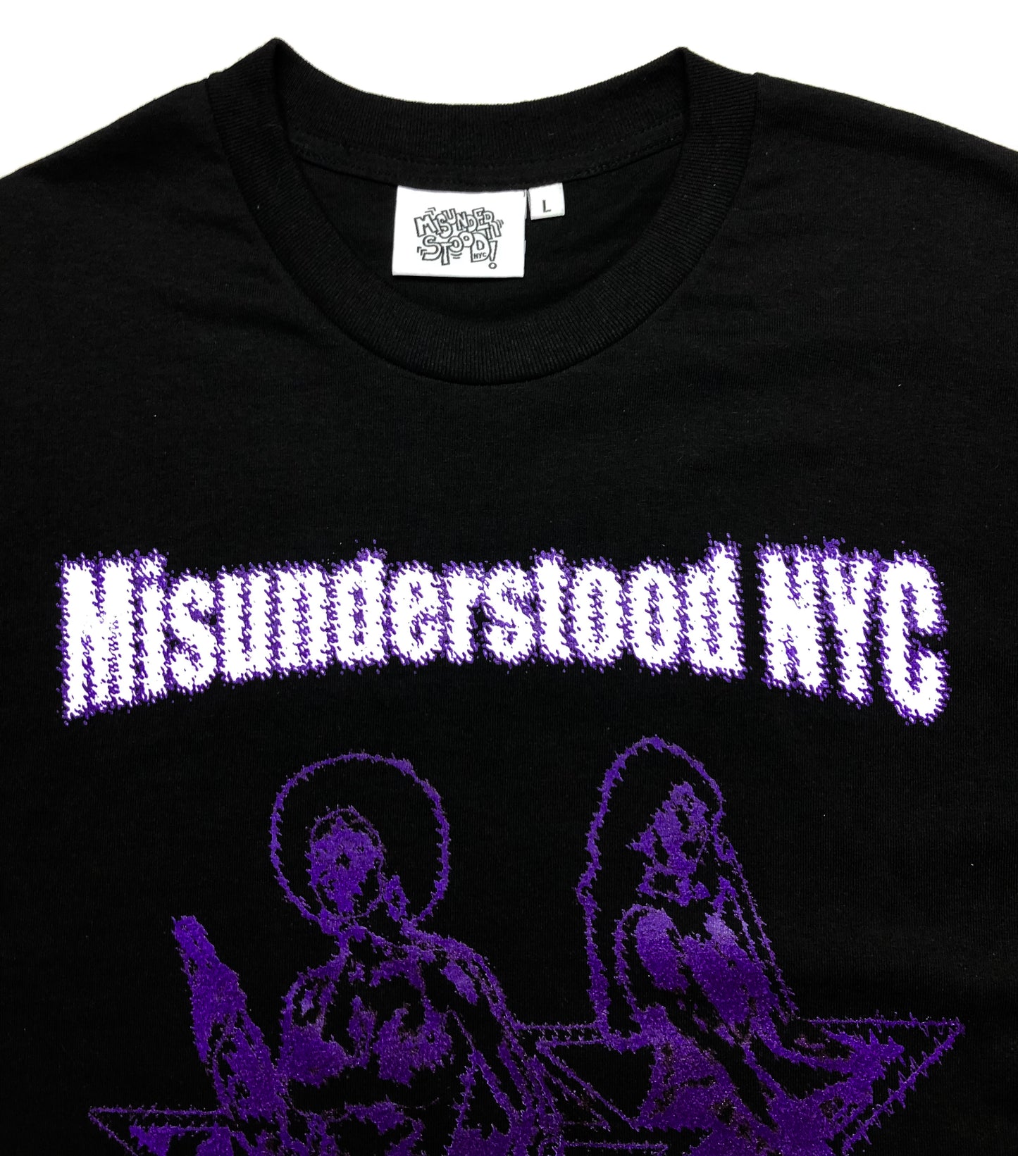 Distorted Star Purple T-shirt
